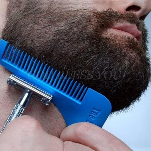 Perfect Lines Symmetry Beard Shaping Shaving Tool Comb Drop Shipping