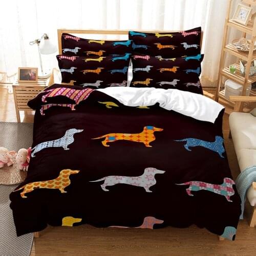 Bedding set duvet cover set 3d bedding digital printing bed linen queen size bedding set fashion design