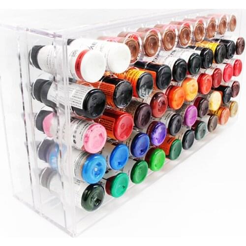 Professional Tattoo Inks Holder and Display Fix on The Wall Or Table for Ink Box 50pcs 1oz Pigments Collector