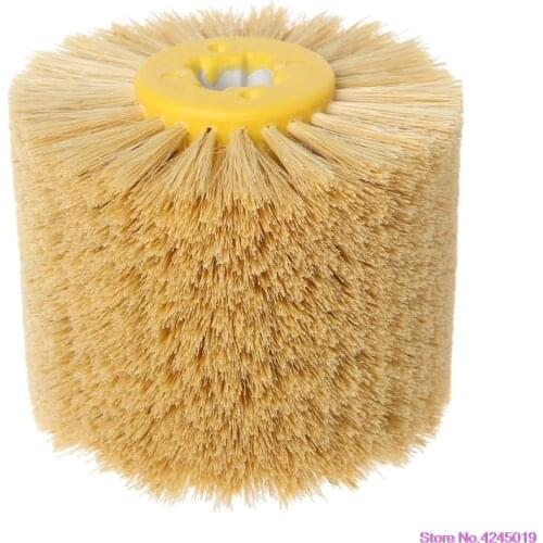 Deburring Sisal Wire Round Brush Head Polishing Grinding Buffing Wheel Woodworks