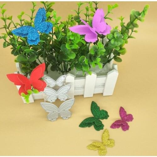 3 in 1 butterfly metal cutting die, scrapbook, photo album decoration DIY handmade art