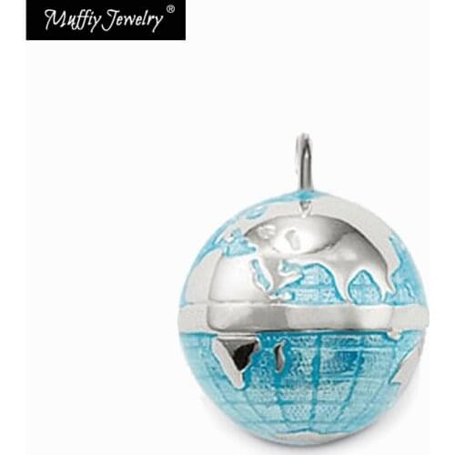 Blue Globe Trendy Pendant, Style Soul Fashion Good Jewelry For Women,2017 Brand New Trendy Gift In Silver