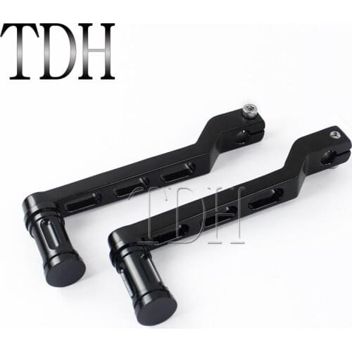 Motorcycle Black Front Rear Heel Toe Shift Lever CNC Shifter Peg For Harley Electra Street Glide Road King 1983-2014