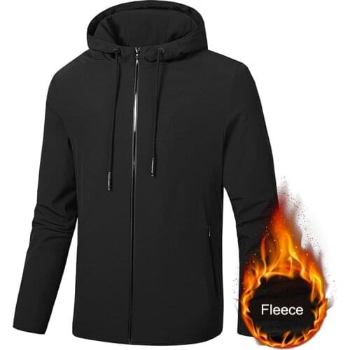 Newest Mens Winter Autumn Sport Jacket Quickly Dry Outwear Coat Casual Jogger Sportswear Men Hooded Windbreaker Running Jacket