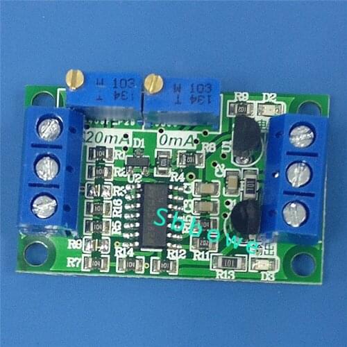 Potentiometer / voltage to current 0-5v10v to 0-4-20ma conversion board transmitter module signal generator
