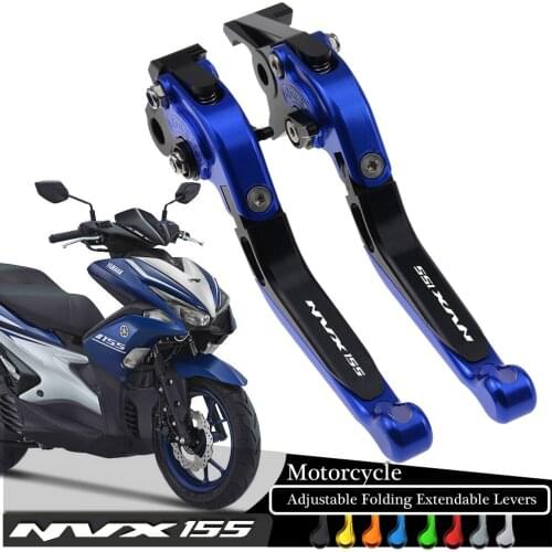 For YAMAHA Aerox 155 2017 2018 Aerox155 NVX155 Folding Extendable Left Right Brake Levers