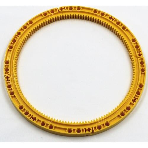 Self-Locking Bricks -- MOC Building Blocks 4PCS/set CIRCLE GEAR RACK 11X11 compatible with Lego NOC6151167-4