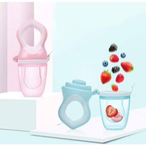Newborn Pacifier Food Nibble Baby Pacifiers Feeder BPA Free Kids Fresh Fruit Pacifier Feeding Kids Training Nipple Teat Bottles