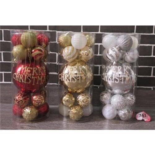 Wedding Decorations Christmas Ball Charm Boxed Christmas Ball Series Pendant Festive Holiday Arrangement Decoration Pendant