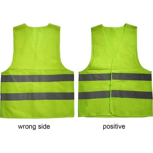 Reflective Warning Vest Working Clothes High Visibility Day Night Protective Vest For Running Cycling Traffic Safety