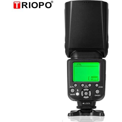 Triopo TR-982III TR-982 III Flash Speedlite HSS Multi LCD Wireless Master Slave Mode Flash Light For CANON NIKON DSLR Camera