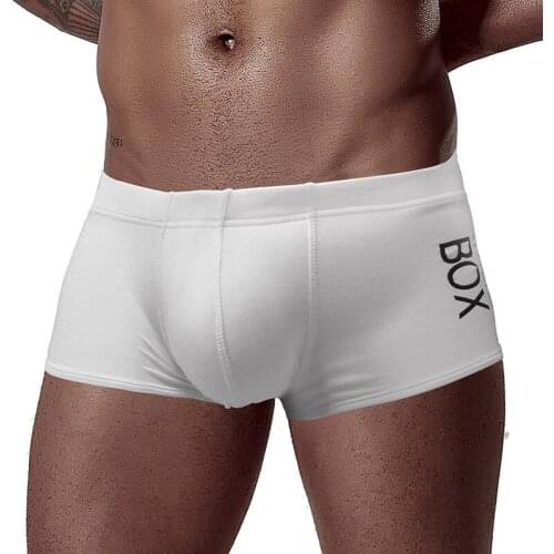 ORLVS Boxers Cotton Breathable Comfortable Mens Underwear Micro Elasticity Soft Fit Skincare Belt Without Trace Male Panties