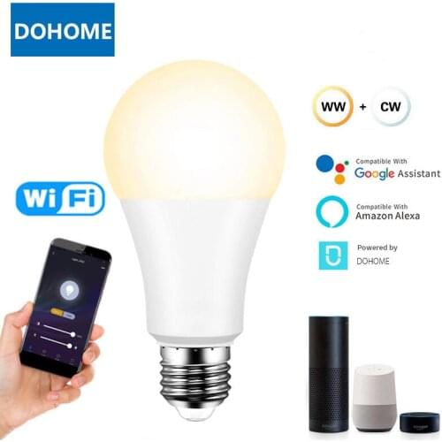 WIFI Smart LED Light Bulb Can Be Dimmed Regularly Voice Remote Control And Alexa With Google Home To Use Smart Home 110V 220V