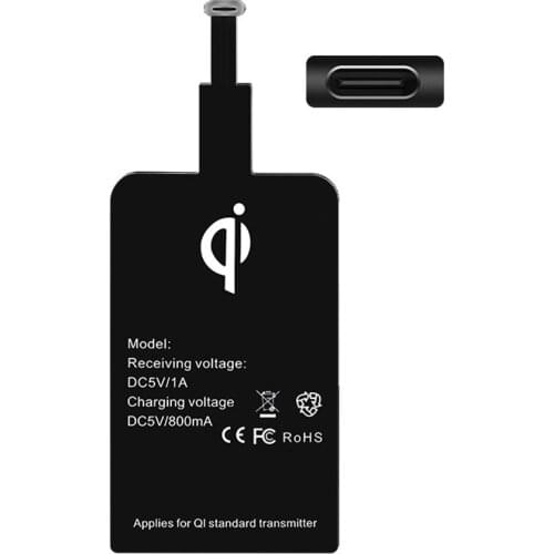 Universal Qi Wireless Charger Automatic Clamping Wireless Car Charger For iphone Type-C Air Vent Phone Holder receiver module