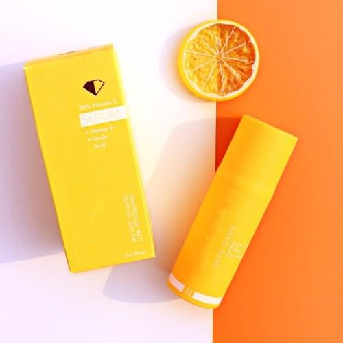 Timeless 20% VC CEF Essence Liquid Ferulic Acid Vitamin C Brightner Whitening Serum Skin Color Antioxidant 30 Ml