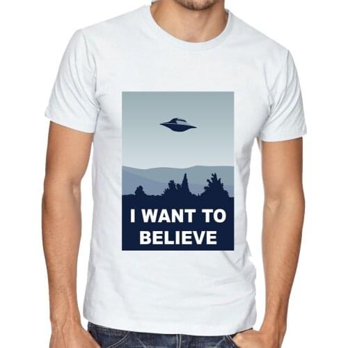 2021 Summer Weekend Graphic T Shirt Quick Drying O-Neck Loose Tee I Want To Believe Funny Print Harajuku Oversized T Shirt Men