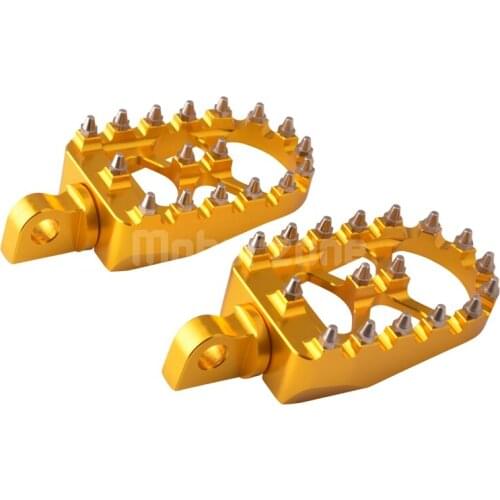 360 Roating MX Foot Pegs Motorcycle Wide Fat Footpegs Bobber Rear Footrests For Harley Dyna Fatboy Sportster Iron 883 Street Bob