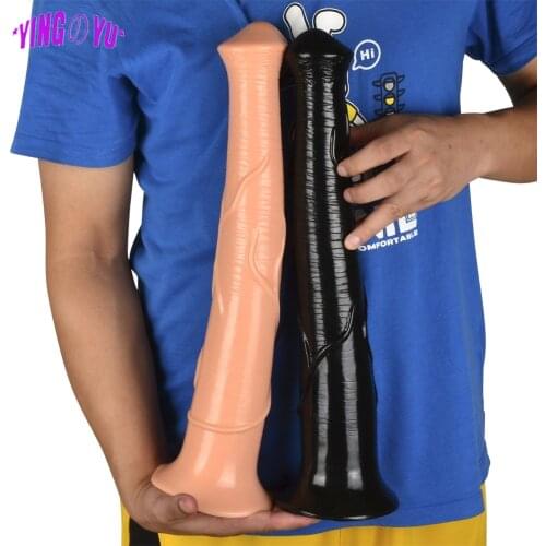42cm Big Huge Horse Dildo Realistic Phallus Sex Toys For Woman Gay Thrusting Suction Cup Silicone Large Penises Telescopic Penis