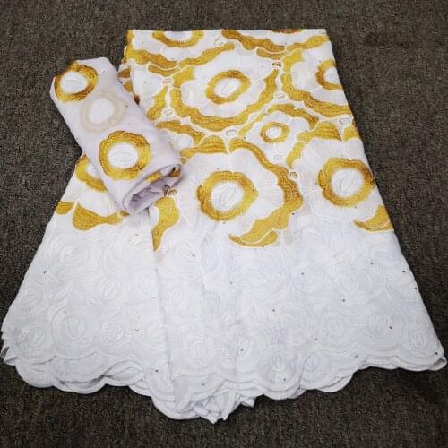 7yards Swiss Lace Fabric African Lace Fabric 2021 High Quality Cotton Lace Dubai Style Hot Sale Swiss Voile Lace In Switzerland