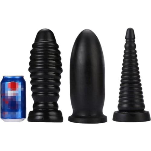 8cm Huge Anal Plug Silicone Anal Sex Toys Women Men Prostate Massage Big Butt Plug With Sucktion Cup Anal Expansion