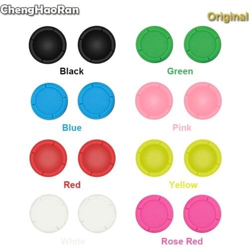 ChengHaoRan 2pcs Original New Silicone Analog Joystick Thumb Sticks Cap Cover For Nintendo Switch NS Joy-Con & Lite Controller