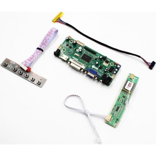 DIY repair VGA DVI Audio HDMI-compatible LCD Controller Board kit compatible for 1280X800 N154I3-L01 15.4 inch LVDS lcd panel