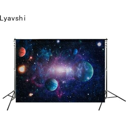 Lyavshi Universe Galaxy Space Backdrop Party Background Galaxy Backdrop Photo Booth Nebula Astronomy Planets Backdrops