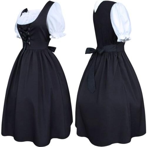 Gothic Lolita Dress Victorian Medieval Lace Black Pink Dress Women Princess Dress Girl Halloween Costume For Girls Plus Size 5XL