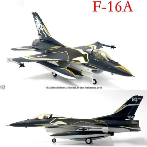 Plane Model 1/72 Scale Diecast Alloy Italy Air Force F16A F-16A Feighter Aircraft Airplane Model Toy Collections