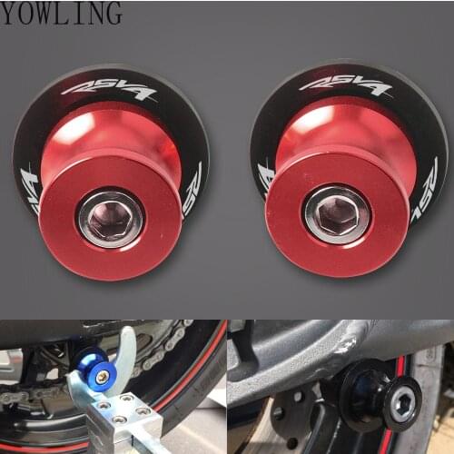 Motorcycle Accessories Aluminum M8 Swingarm Spools Slider Stands Screw For Aprilia RSV4 R RSV4 RR Tuono V4R V4 1100 2010-2017