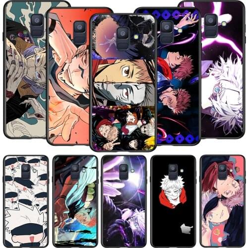 Jujutsu Anime Kaisen For Samsung Galaxy A8 A9 A7 A750 A6 A5 A3 A6S A8S Star Plus 2016 2017 2018 Black Soft Phone Case