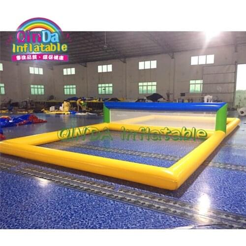 Inflatable water beach volleyball court Outdoor floating inflatable volleyball field Sea Float Water sport volleyball game