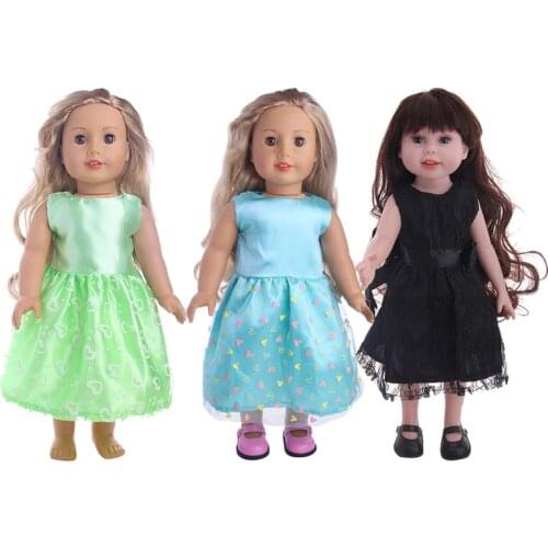 18 Inch Doll Clothes Doll Dress Fit for 17 18Inches Baby Born Clothes 43 cm Baby Clothes Fashion Suit Dress Set Accessories