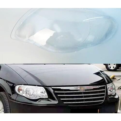 Car Headlight Lens For Chrysler Grand Voager 2007 2008 2009 2010 2011 2012 Headlamp Cover Replacement Auto Shell Cover