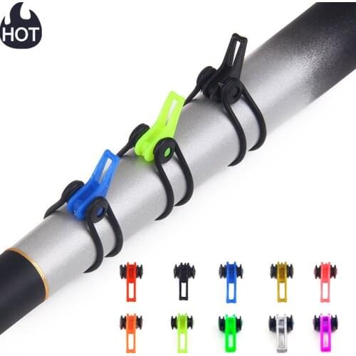 10PCS Fishing Accessories Plastic Fishing Hook Keeper Holder Hooks Keeper for Fishing Rod Pole Fishing Lures Bait Safety Holder