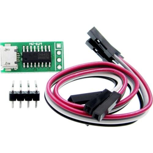 CH340C Micro USB toTTL Serial Port ISP Download Module 5V/3.3V 500ma Replace CP2102 CH340G CH340T For STM32 51 With DuPont Line