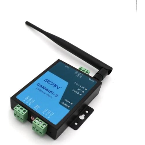 GCAN-211 WLAN/WIFI to CAN-Bus converter,TCP server/client UDP,CAN wireless gateway Ethernet to CAN Wireless repeater