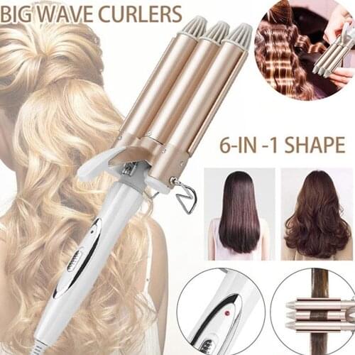 Professional Hair Tools Curling Iron Ceramic Triple Barrel Hair Styler Hair Waver Styling Tools Hair Curlers Electric Curling
