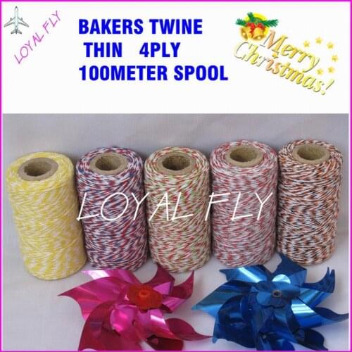 Choose 22 kinds color bakers twine thin 4ply 800pcs/lot,becautiful color cotton twine,cotton string. cords