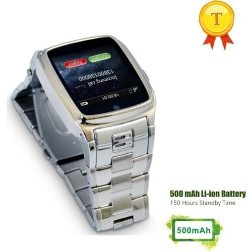 New product GSM Smart Watch Phone Stainless Steel Camera BT pedometer man wristwatch phone watch sync facebook twitter email