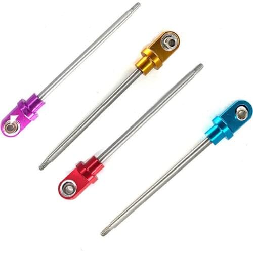 GTX Shock Shafts for TRAXXAS 1/5 X-MAXX Monster Truck with Precise Rod Ends TRA7763 130MM Steel Upgrade Parts
