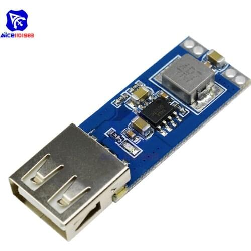 Diymore USB DC-DC 3V 3.3V 3.7V 4.2V to 5V USB 1A 2A Step Up Power Supply Boost Converter Module Board