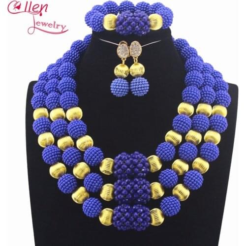 High Qulity African Beads Jewelry Set Nigerian Wedding Beads Jewelry Set Dubai Wedding Jewelry Sets N0067