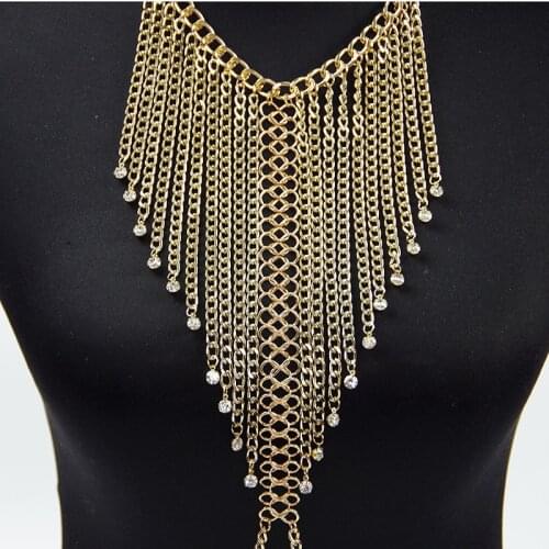 Body Chain Sexy Waist Chain Jewelry Bikini Bra Fashion for Women Bead Punk Summer Beach Goth Boho Luxury Gift Accessoires Tassel