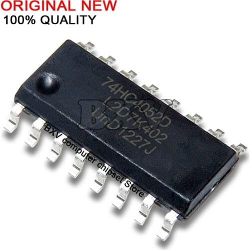10PCS 74HC4052D SOP16 74HC4052 SOP SN74HC4052DR SOP-16 SMD