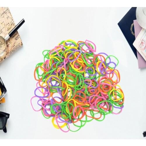 100PCs High Elasticity Pet Hair Rubber Band Dog Cat Hair Accessories Colorful DIY Hair Bows Grooming Hairpin Dog Accessories