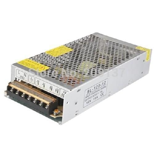 12V 10A 120w led driver LED power supply LED transformer 110v 220v indoor for LED warm white/cool white/RGB strips FREE SHIPPING