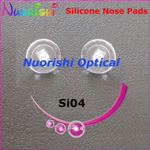 2000pcs Si04 Eyewear Eyeglass Glasses Soft Silicone Screw in Push in Nose Pads Accessories Size 8mm 9mm 10mm Free Shipping
