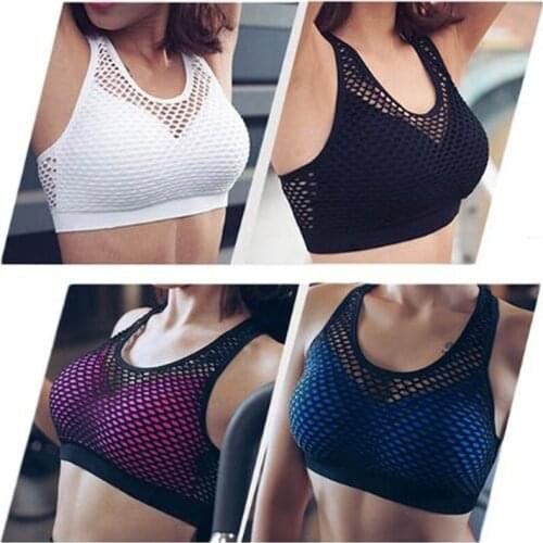 2021 Seamless Sports Bra Top Fitness Women Running Crop Tops Pink Workout Padded Yoga Bra High Impact Activewear