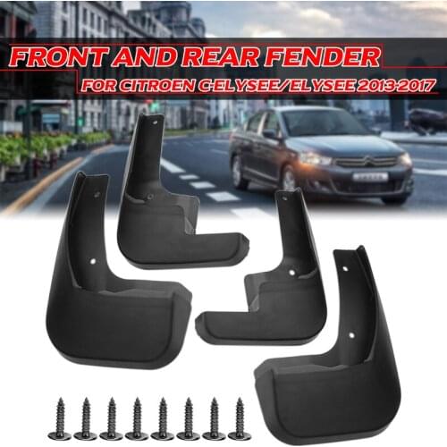 4pcs Mud Flaps For Citroen Elysee 2013 2014 2015 2016 2017 2018 Fender Splash Guards Mudflaps Mudguards Car Accessories